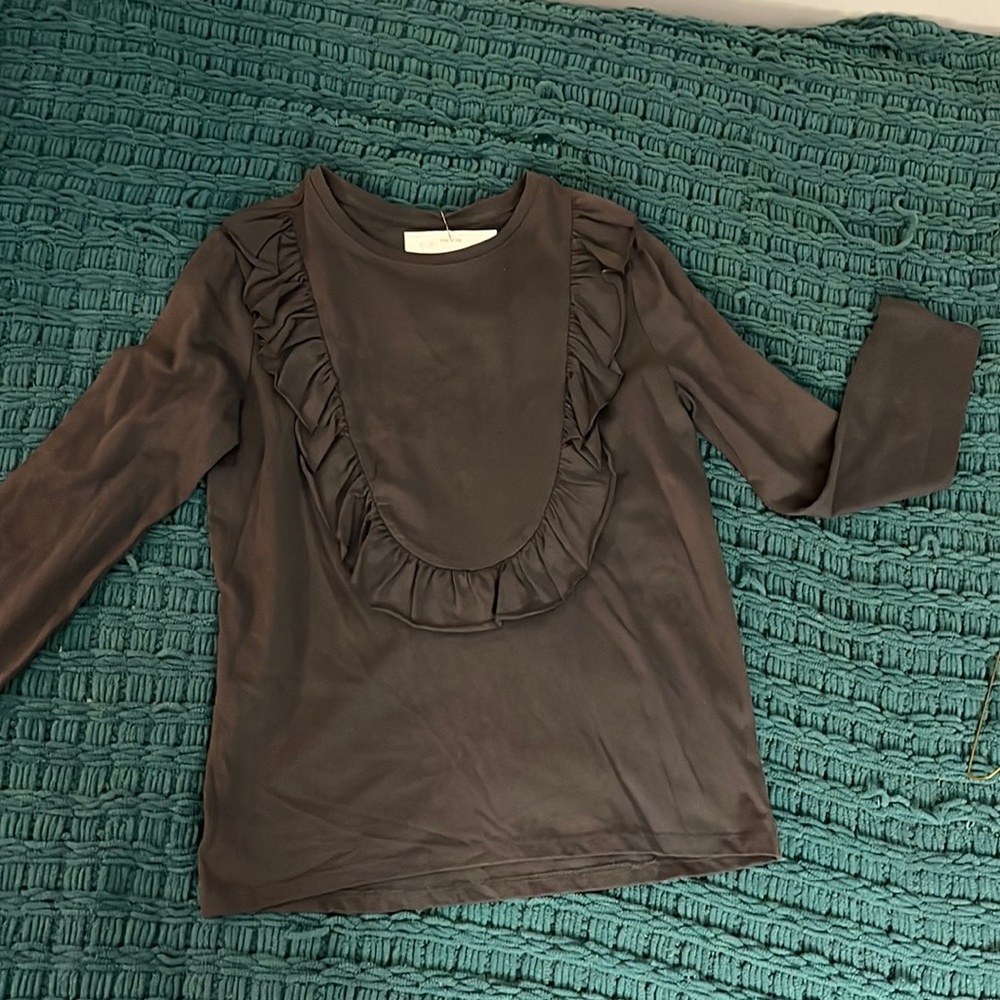 Yea Grey Long Sleeve Top